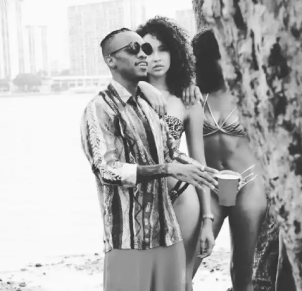 Photos From Tekno’s Music Video Shoot Featuring Ladies In Bikini